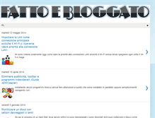 Tablet Screenshot of fattoebloggato.com